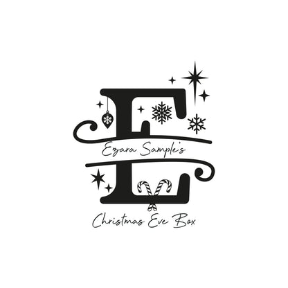 Christmas Eve Box Monogram - Keepsake Box