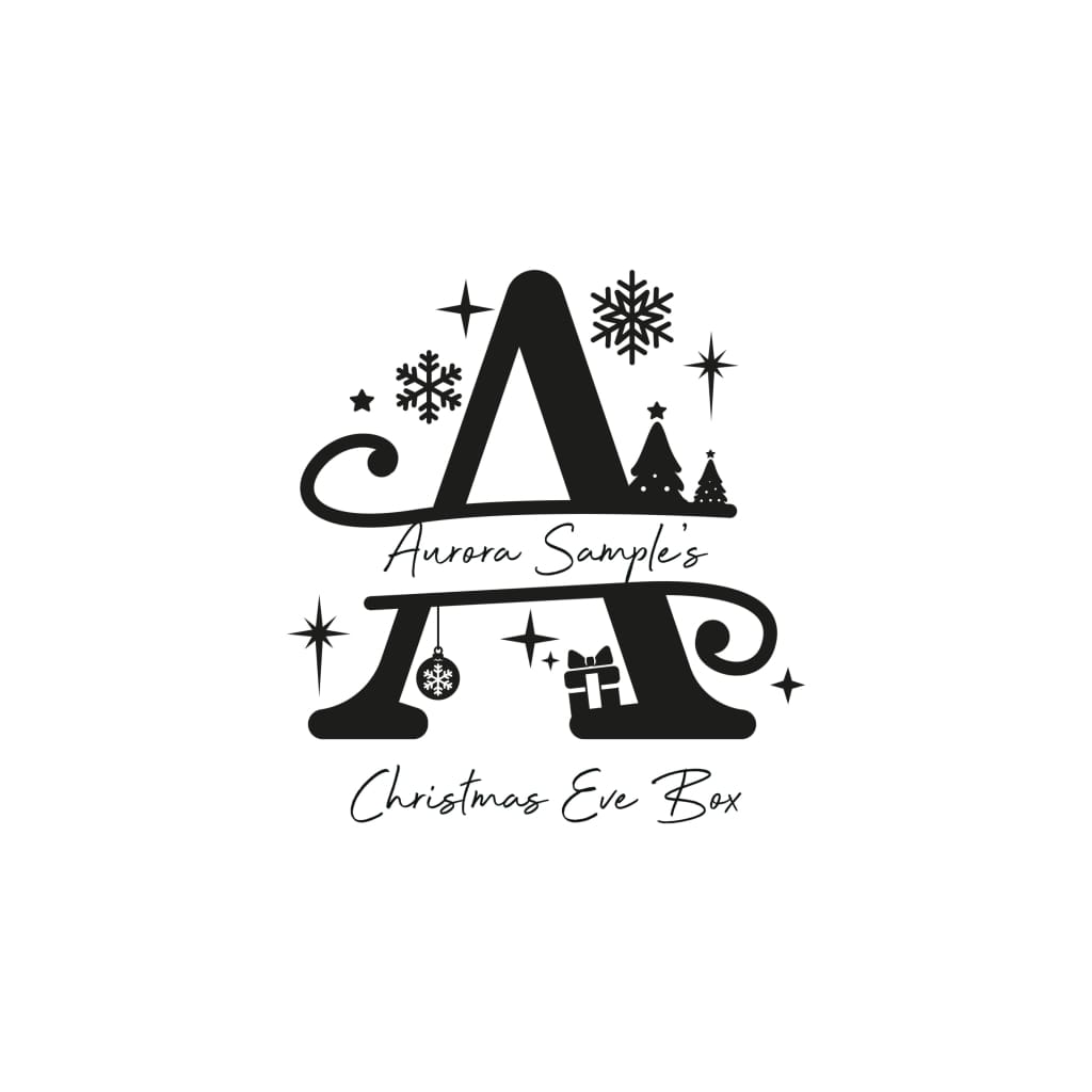 Christmas Eve Box Monogram - Keepsake Box