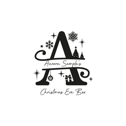 Christmas Eve Box Monogram - Keepsake Box