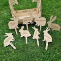 Easter Egg Hunt Bunny Stakes - Easter