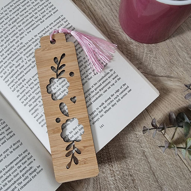 Floral Frame Bookmark - Bookmarks