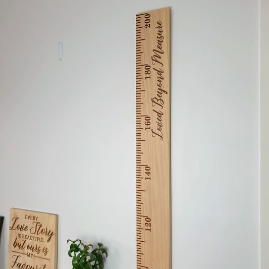 Macrocarpa Childrens Height Chart - Height Chart