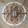 Mandala Flower Single Colour + Stain + Bamboo - Mandala