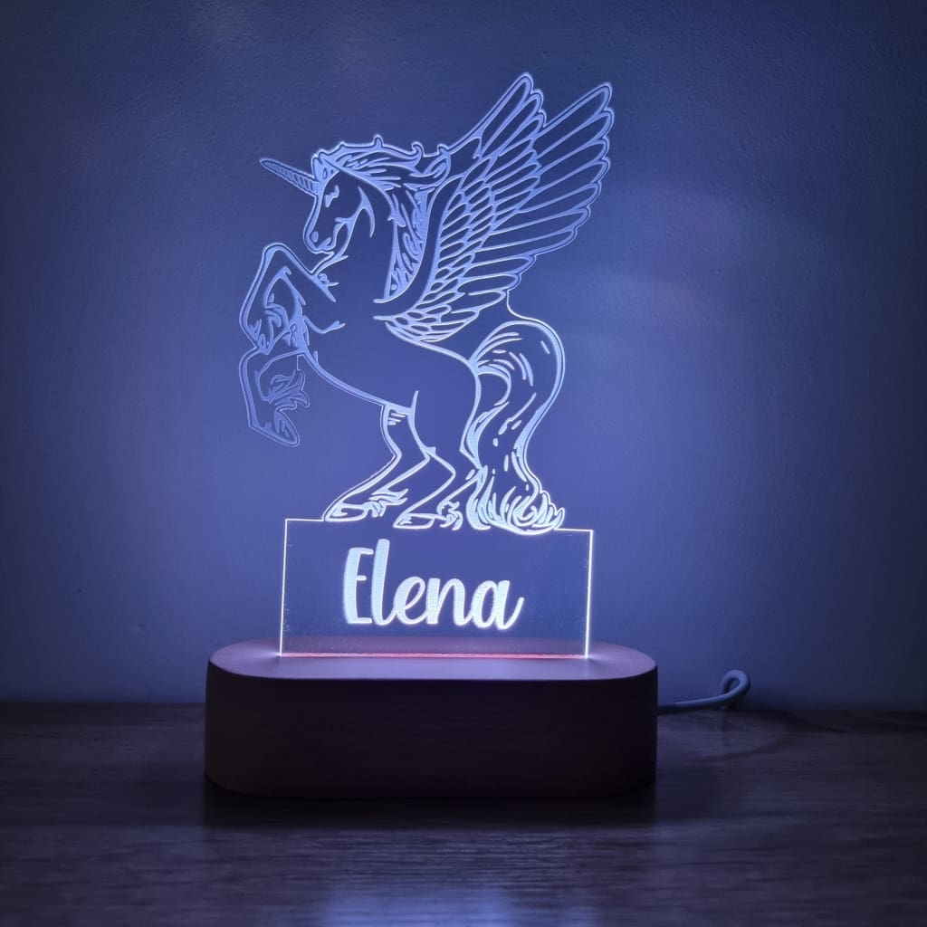 Night Light Pegasus Personalised Name - Night Light