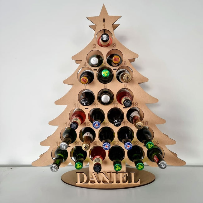 Personalised Advent Calendar - Tipsy Tree - Christmas
