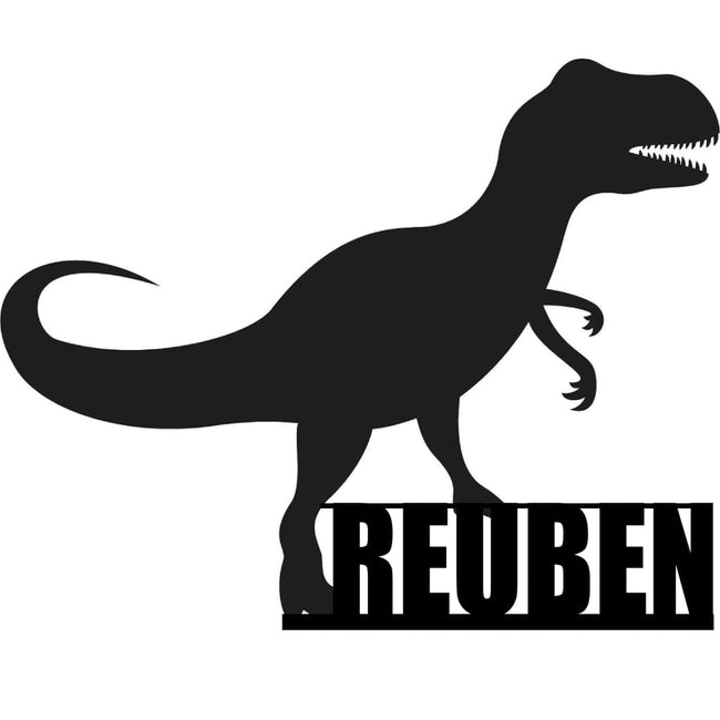 T-Rex Name Plaque Nude - Laser Cut Name Plaque