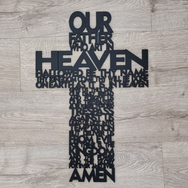 The Lords Prayer Wooden Sign - General Signs