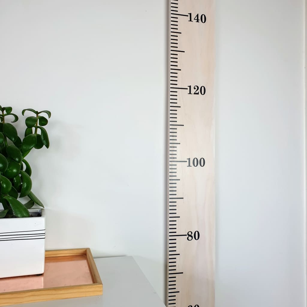 Botany Ruler Growth Chart Wooden Personalised Wooden Growth Chart / Height Ruler
